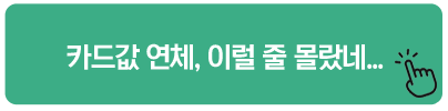 카드값 연체, 이럴 줄 몰랐네...