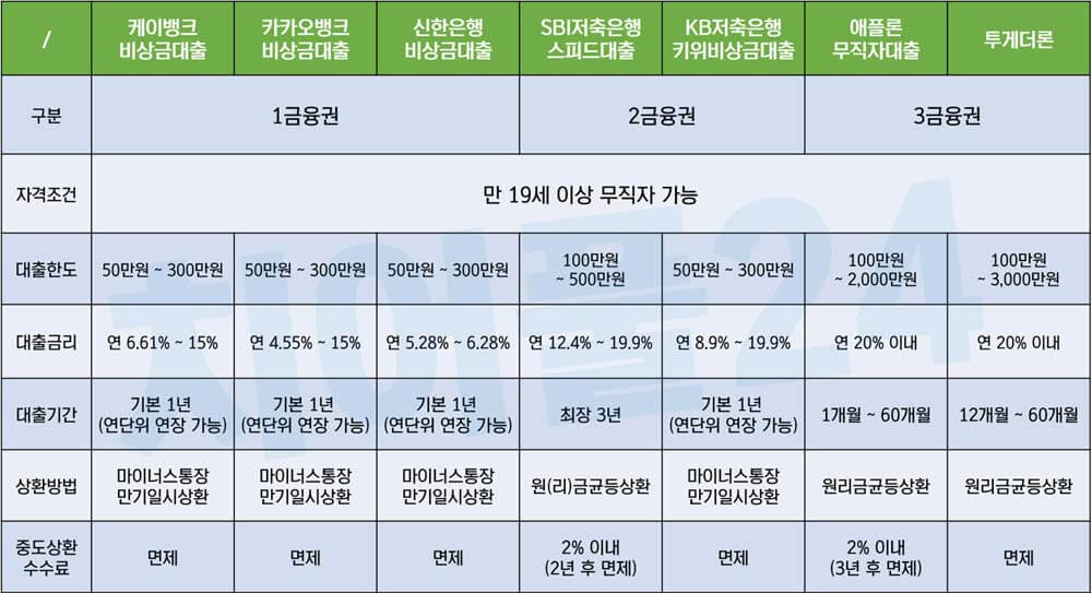 당일 급전대출 요약정리