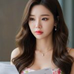 서류를 들고 난감해하는 모습