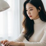 노트북으로 작업하는 모습