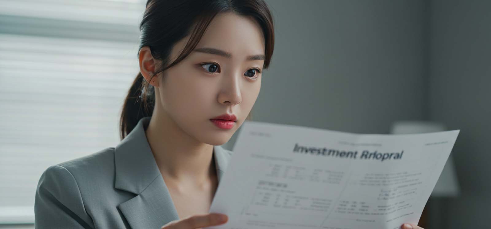 경제 뉴스를 보며 투자 시기를 분석하는 모습