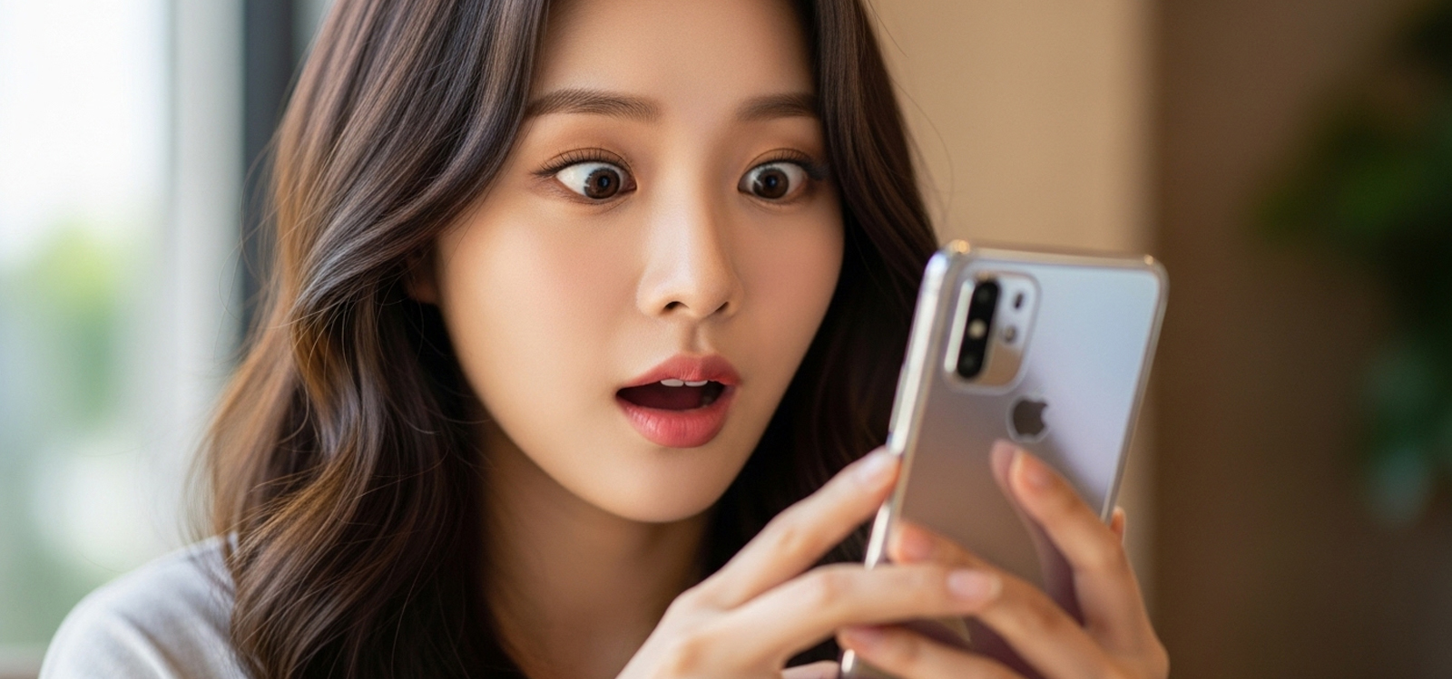 이자 내역 확인하며 놀란 표정