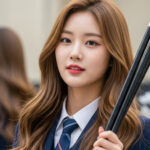 캠퍼스 축제에서 공연 준비하는 모습