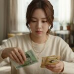 돈을 나눠 관리하는 모습