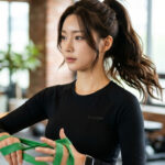 운동 준비하는 모습