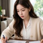 대출 진행 상황을 체크하는 모습