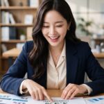 낮은 금리를 발견하고 기뻐하는 모습