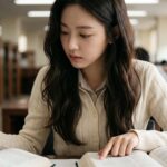 책을 보는 여자