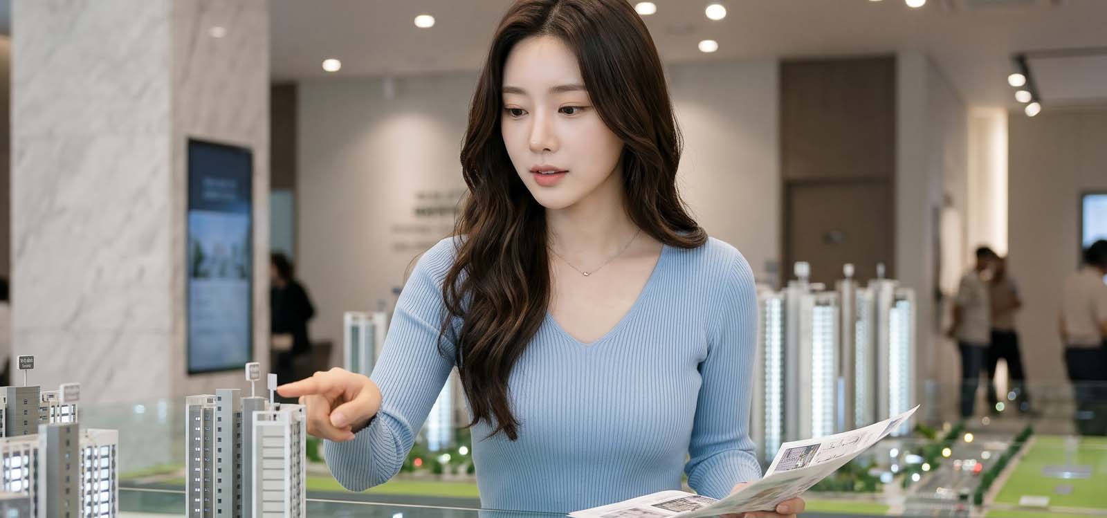 아파트 분양 모델하우스 방문 신한은행 주택담보대출