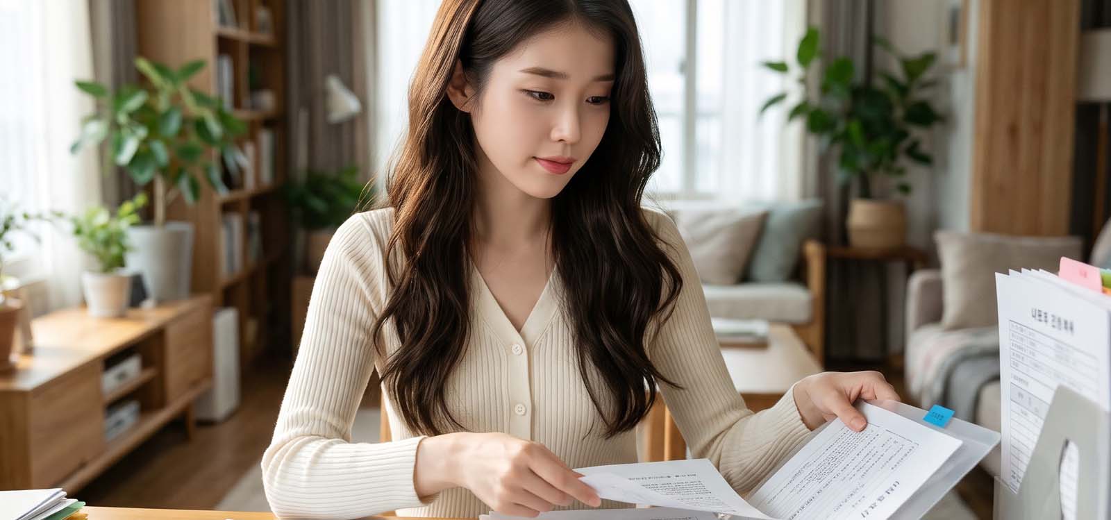 펀딩 투자 설명회에서 발표 자료 확인